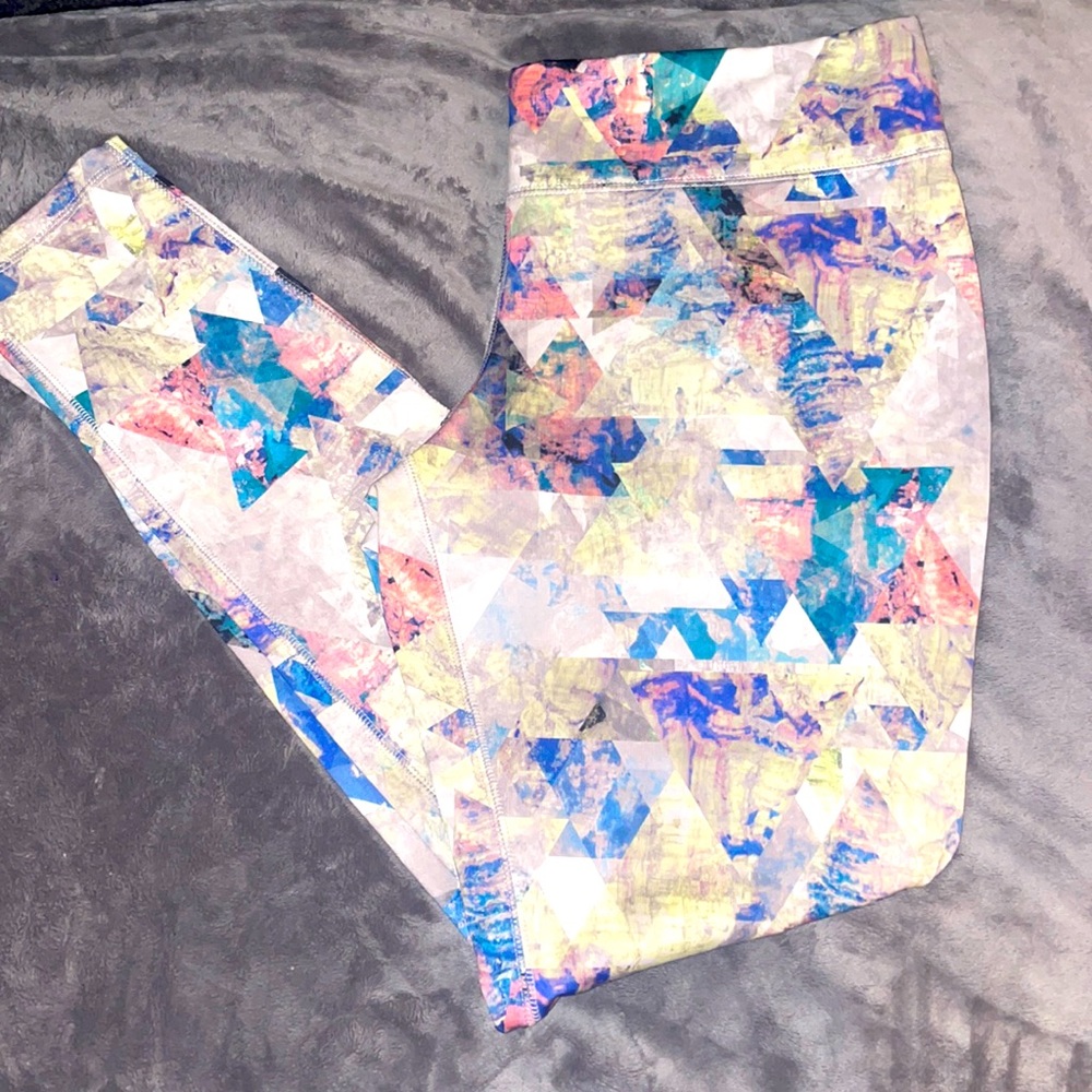 Multi color athletic leggings